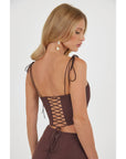 Maya Corset - Chocolate