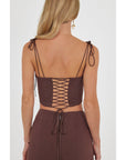 Maya Corset - Chocolate