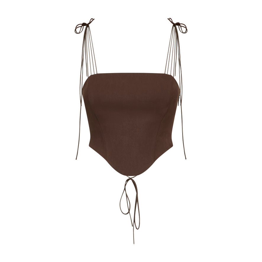 Maya Corset - Chocolate