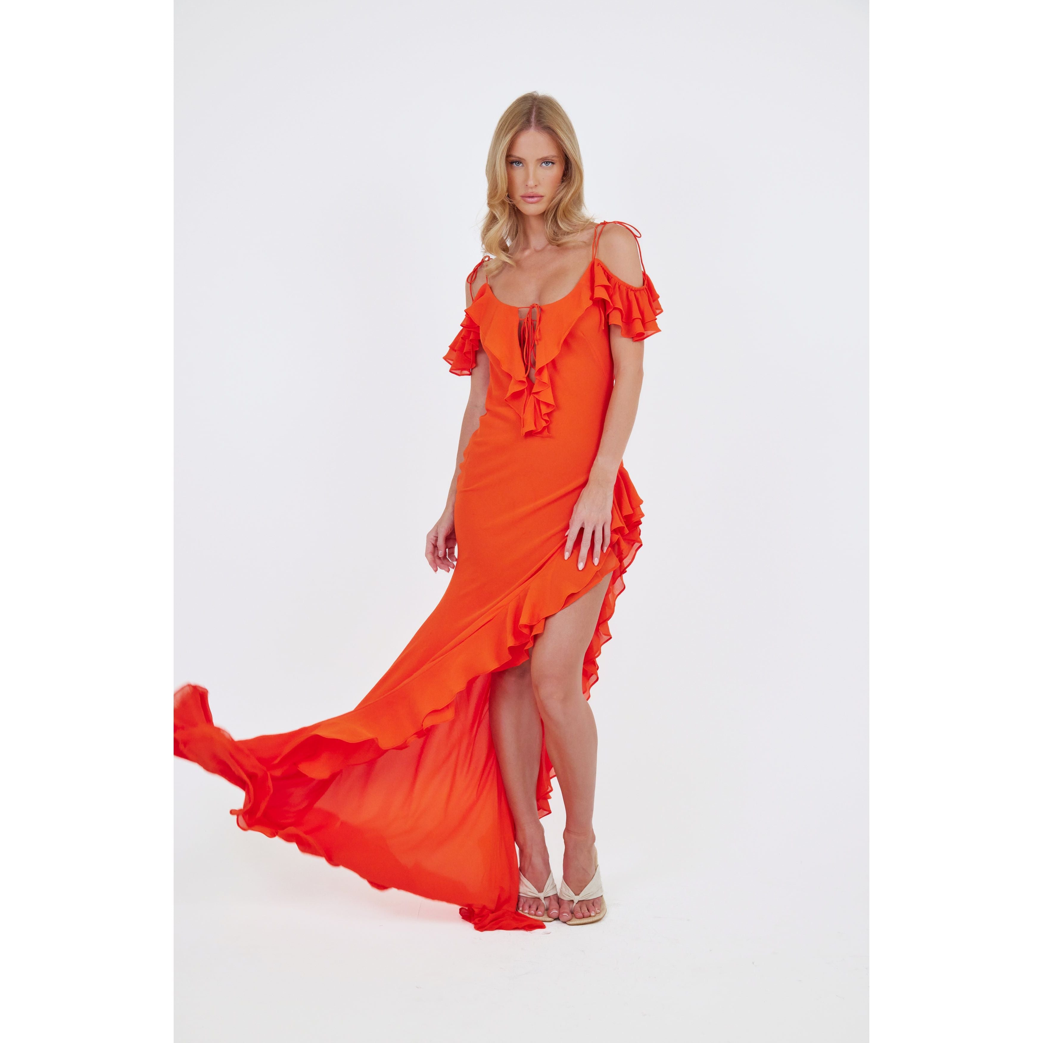 Camila Dress - Orange