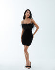 Fern Dress - Noir Velvet