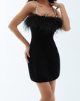 Fern Dress - Noir Velvet