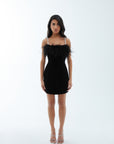 Fern Dress - Noir Velvet